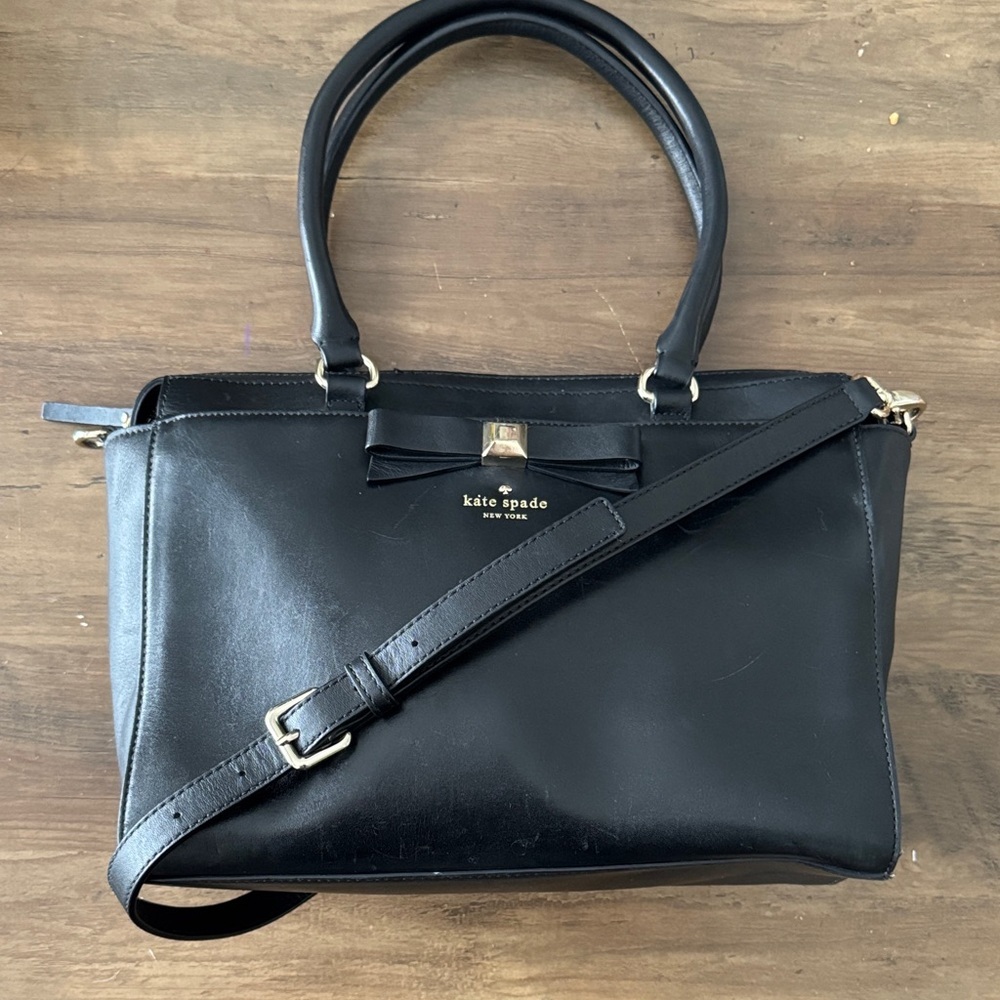 KATE SPADE Jeanne Holly Street Handbag | Black - Picture 2 of 12